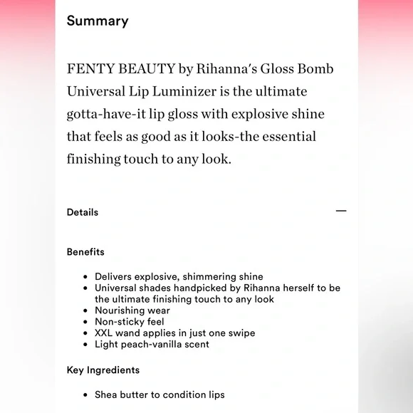 Fenty ‘Fu$$y’ Gloss Bomb Universal Lip Luminizer - Picture 9 of 12